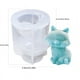 thumbnail image 3 of 1pc Teddy Dog Ice Cube Mold, Mousse Cake Silicone Mold, Creative Cute Animal Shaped Epoxy Mold, DIY Tools, 3 of 3