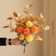 thumbnail image 4 of Beautiful Artificial Chrysanthemum Bouquet with Eucalyptus Leaves - Perfect for Home Decor, Weddings, and Holidays!, 4 of 5