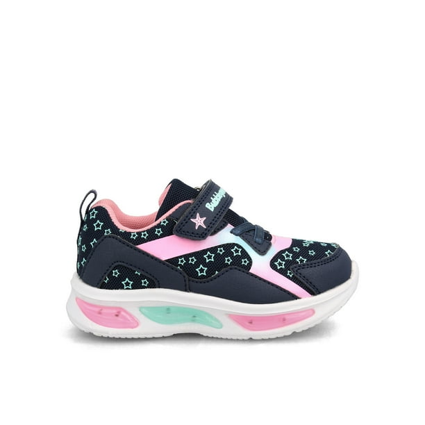 Zapatilla Niña Bubblegummers Demian Azul-Rosado