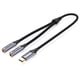 thumbnail image 1 of Adaptador USB-C a 3.5mm Dual de Aluminio - Vention, 1 of 3