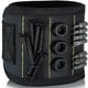 thumbnail image 1 of Pulsera magnética por Wrap-It almacenamiento - Negro - Gran padre regalo muñeca imán herramienta cinturón y soporte de tornillo (Negro 5 filas con 10 imanes) Solo pulsera, 1 of 3