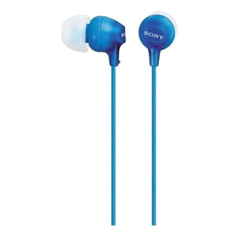 Sony - "audífonos In Ear Mdr-ex15 Con Cable Azul