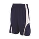 thumbnail image 1 of Pantalón corto de baloncesto Martin Sports REV. Azul marino/blanco para adulto, tamaño grande, 1 of 1