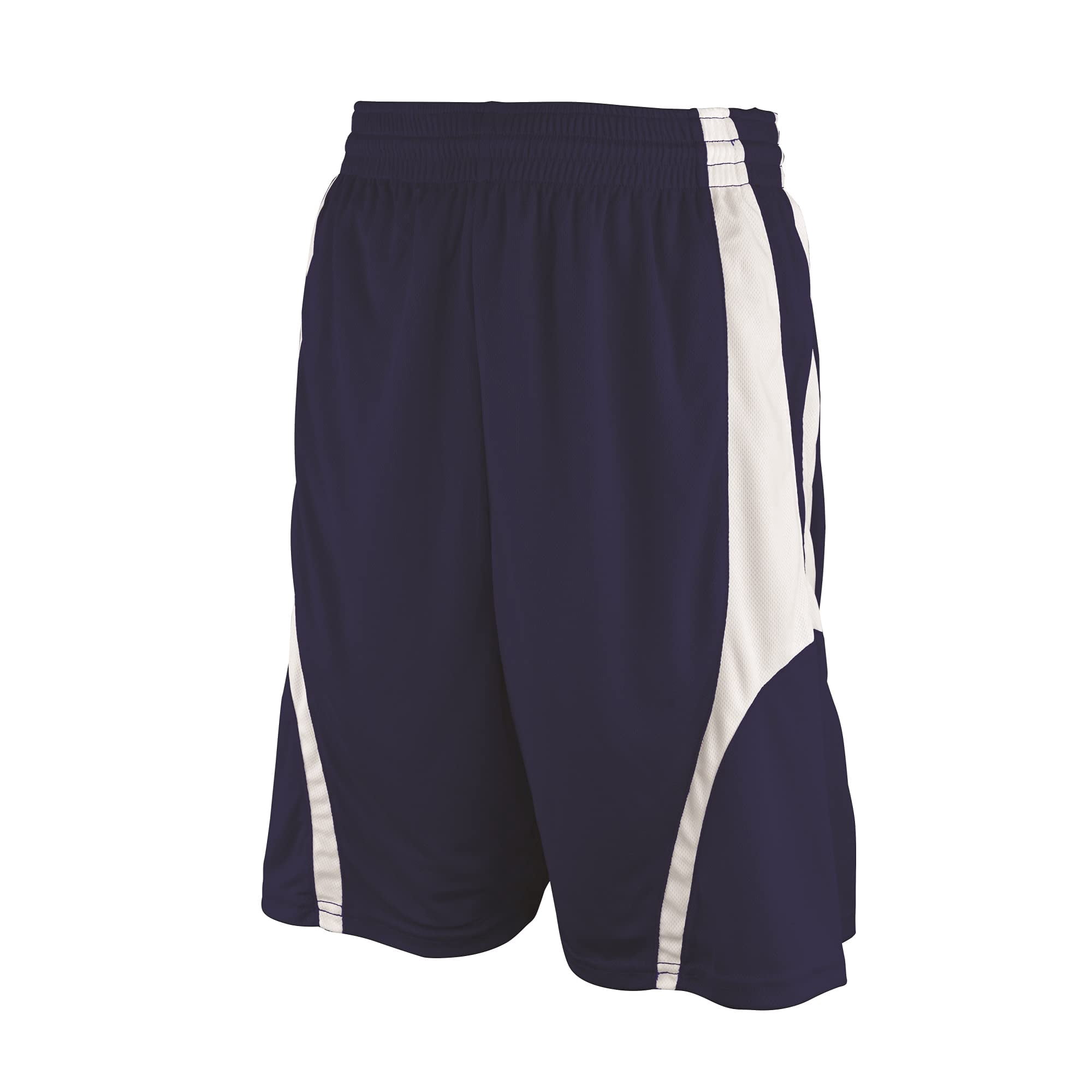 Pantalón Corto De Baloncesto Martin Sports Rev. Azul Marino/blanco Para Adulto, Tamaño Grande