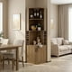 thumbnail image 1 of Mueble De Bar Esquinero Multifuncional 180x47x47cm Marrón Oscuro, 1 of 7