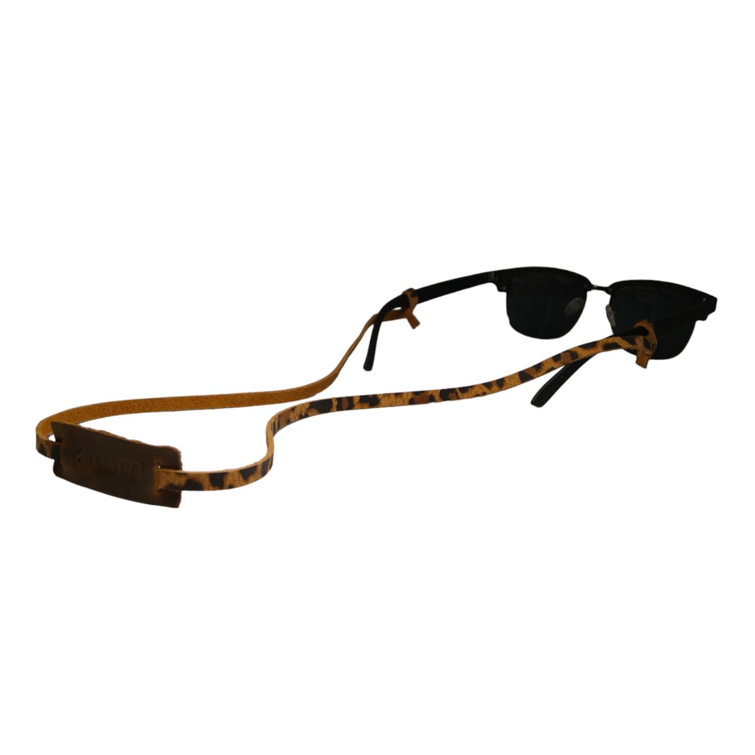 Strap De Lentes De Cuero Animal Print Tratur