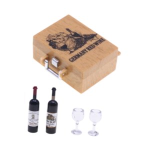 Bothyi - Botellas De Vino En Miniatura, Juego De Simulación, Copas, Copas De Vino Tinto En Miniatura, Alemania