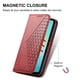 thumbnail image 5 of Funda Flip FOXDOCK para Samsung Galaxy A06 , Estilo Billetera con Diseño Rombo, Correa de Mano y Soporte, Uso Diario, 5 of 6