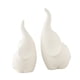 thumbnail image 3 of 2x Figurado De Elefante Escultura De Mesa Linda Para Mantel Decorative Baño Blanco, 3 of 5