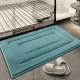 thumbnail image 2 of Alfombra Baño Microfibra Bajada Ducha Absorbente Turquesa #2, 2 of 3