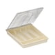 thumbnail image 4 of Organizador De Cubiertos, Cajón, Caja De Almacenamiento De Cubiertos, Vajilla, Bandeja Para Cubiertos De Oficina Con Tapa Transparente, 4 of 5