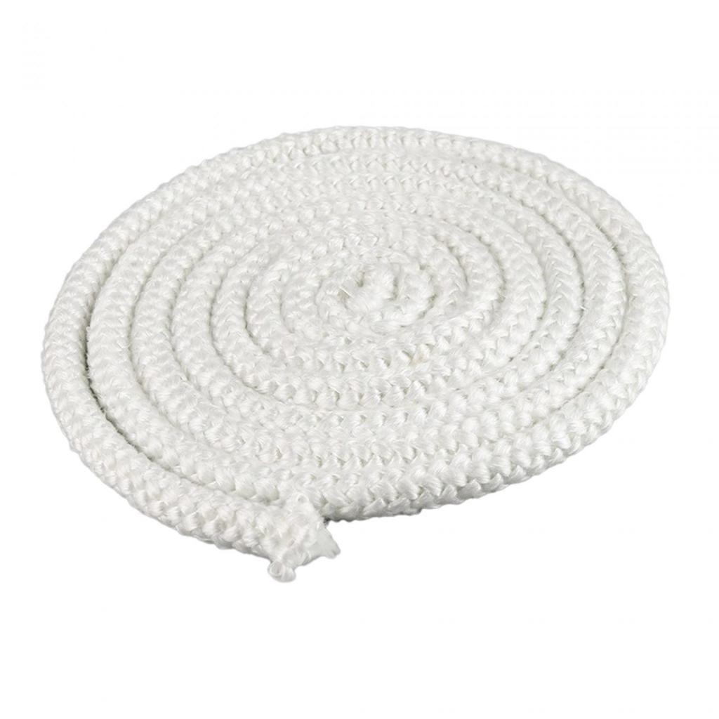 Magideal - Estufa De Leña, Puerta De Chimenea, Junta De Cuerda De Fibra De Vidrio, Resistencia Al Calor, Resistente, Buen Rendimiento De Sellado, Longitud 2,5 M, 10Mm X 25M