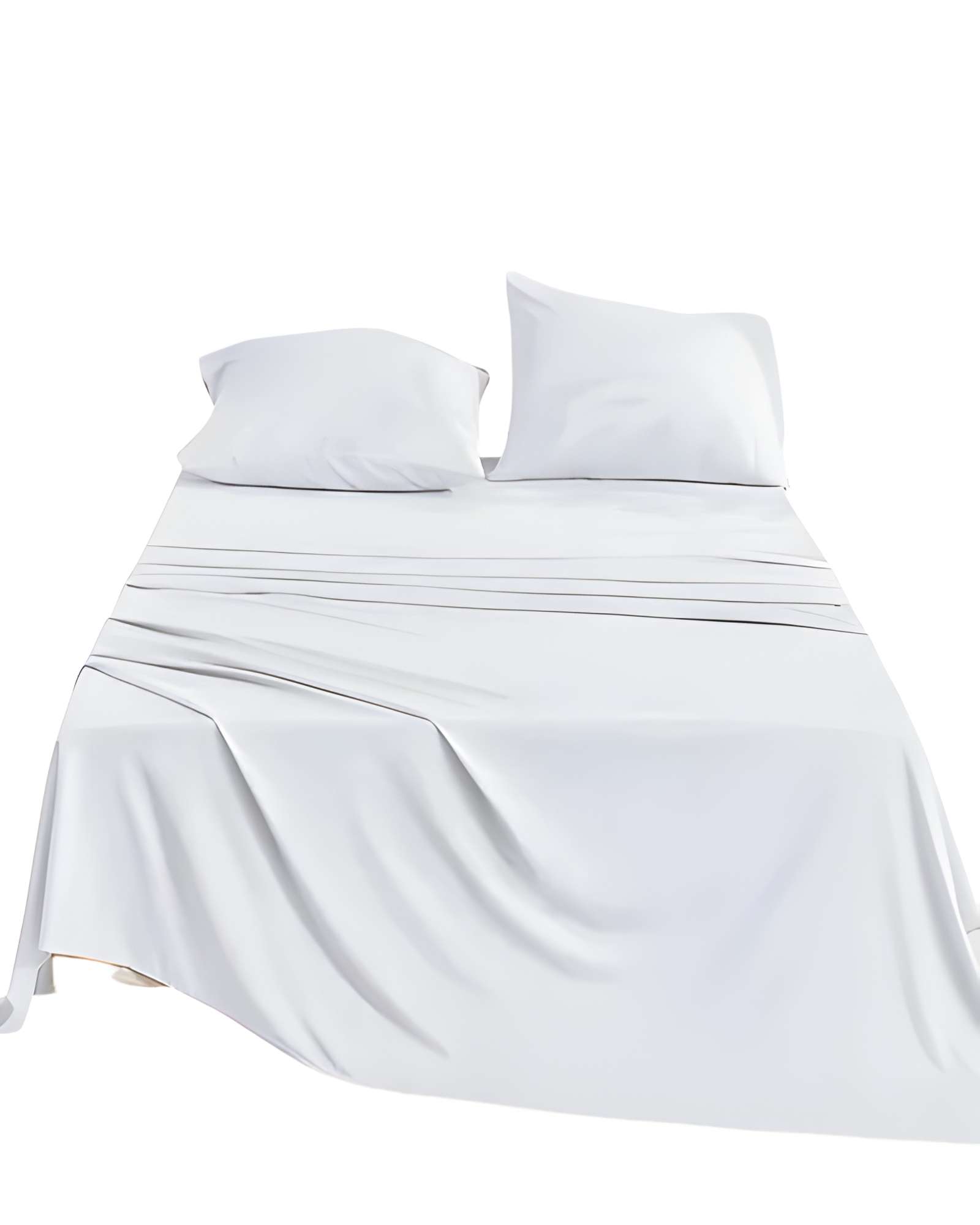 Genérico - Sabana 2 Plazas 200 Hilos Blanco