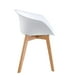 thumbnail image 4 of Pack x4 Sillas de Comedor con Apoyabrazos Tulip Blanca Midtown blanco, 4 of 7