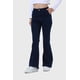 thumbnail image 2 of Jeans Mujer Flare Cortes Azul Índigo, 2 of 4