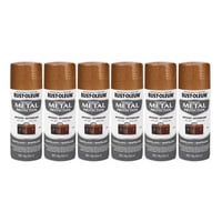 Rust-Oleum - 6 Pack Esmalte En Spray Metal Protection Cobre Martillado 340 G 700213
