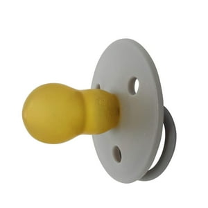 Mininor - Chupetes Redondos Latex 6M 2Uns Gris
