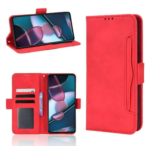 Funda Tipo Billetera FOXDOCK para Motorola MOTO Edge X30 – Tapa Flip con Tarjetero