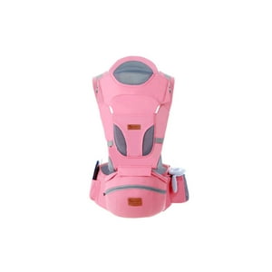 Mundo Online - Porta Bebe Ergonómico Con Soporte Y Bolso Rosado