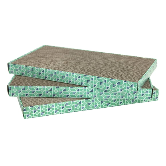 Rascadores para gatos Kitty City XL de ancho, 3 piezas con clips para puerta