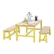 thumbnail image 1 of Juego de mesa y banco VEVOR Kids, mesa de actividades de madera para niños pequeños, 1 of 3