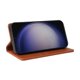 thumbnail image 4 of Funda Billetera de Cuero para Samsung Galaxy S24 Plus con Tarjetero y Soporte - Tapa Magnética Marrón, 4 of 6