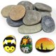 thumbnail image 1 of Piedras para pintar GCVOPTON 10 piezas 5-8 cm piedras de río lisas, 1 of 7
