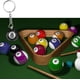 thumbnail image 5 of Llavero con bola de billar, regalo para jugadores de billar, bola de billar, bola 8 de la suerte, llavero con amuleto, regalo para amantes del billar., 5 of 6