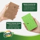 thumbnail image 3 of Esponja vegetal natural para fregar: esponjas para limpiar platos, cocina, baño y más. Esponja biodegradable antirayaduras con estropajo resistente. Paquete de 6., 3 of 7
