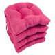 thumbnail image 1 of Cojines para silla Pillow Blazing Needles, 16 pulgadas, color Berry Berry, paquete de 4, 1 of 2