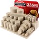 thumbnail image 1 of Protectores de fieltro para muebles X-Protector, 235 piezas, protectores para pisos de madera, 1 of 6