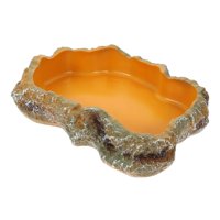 Magideal - Tazón De Agua Para Reptiles, Tazón De Comida, Decoración De Tanques, Tazón De Comida Para Anfibios, Tazón De Comida Para Reptiles Para Rana, Tortuga, M