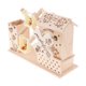 thumbnail image 4 of Caja de música giratoria de madera del tenedor de la pluma del molino de viento de la rueda del cielo para los ni?os, 4 of 5