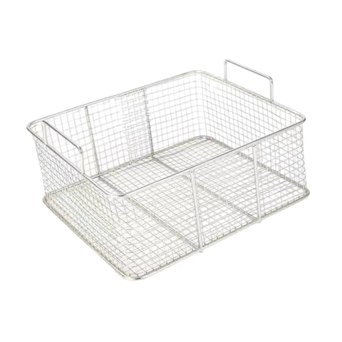 Bothyi - Cesta De Drenaje Cuadrada Para Freír Papas Fritas De Acero Inoxidable 38X25X10Cm