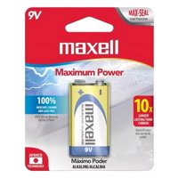 Batería 9V Maxell Alcalina - 1 Unidad Energía Duradera Y Confiable