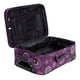 thumbnail image 3 of Juego de equipaje Rockland Fashion Softside Upright, morado, 2 piezas, 3 of 7