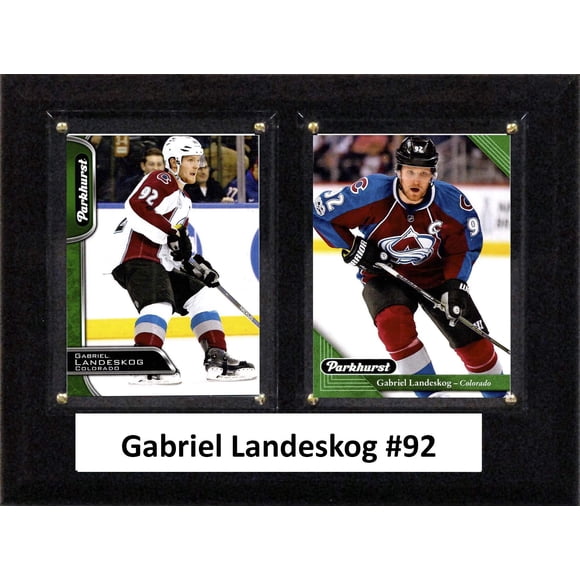 Placa C&I Collectables NHL Colorado Avalanche Gabriel Landeskog