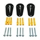 thumbnail image 3 of Anclajes De Entrenamiento Para Montaje En Pared, Hierro Para Correas De Peso Corporal, Bandas De Resistencia, 3 Uds., 3 of 3