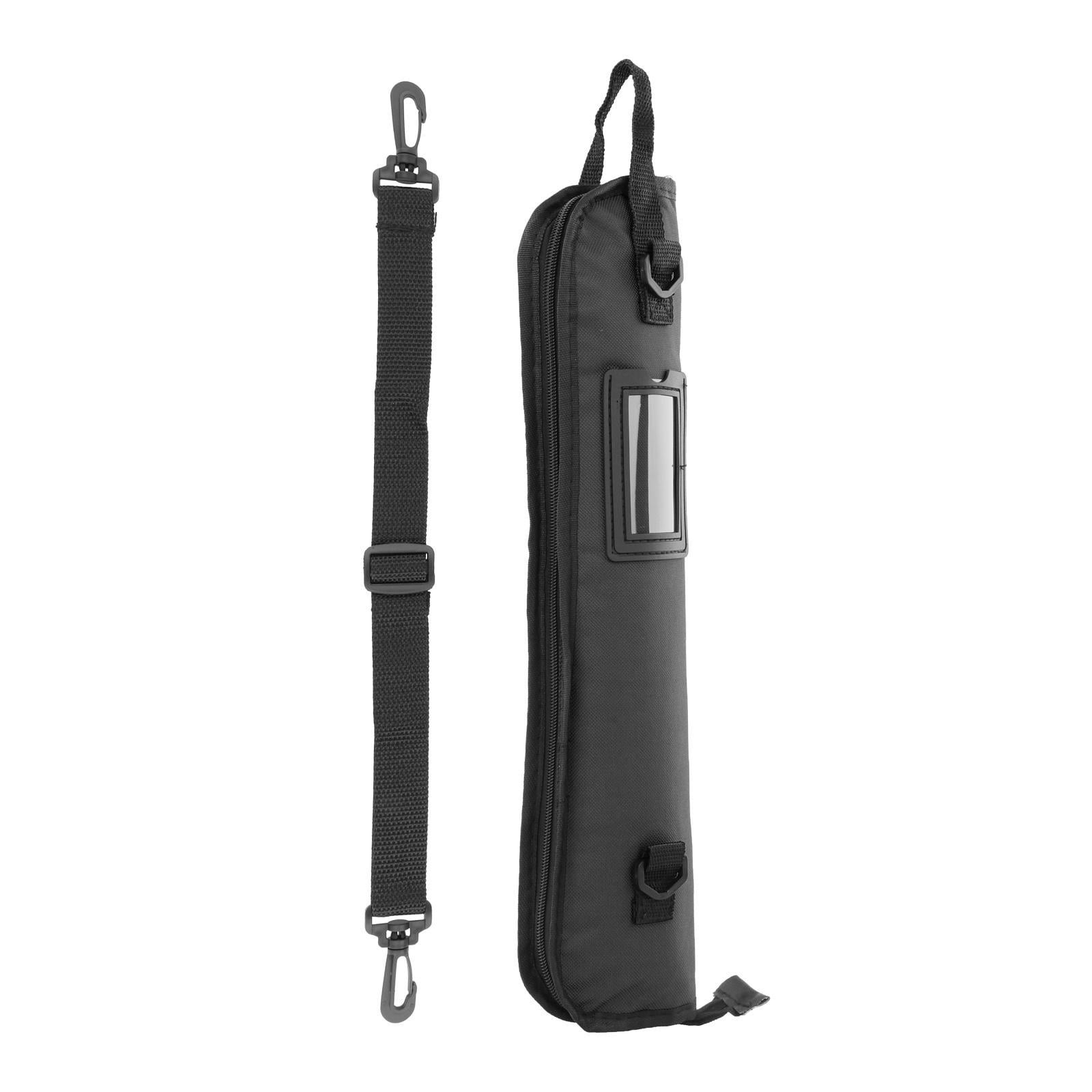 Bothyi - Estuche Para Baquetas De Tela Oxford 600d Con Correa Para El Hombro Negro Con 8 Baquetas