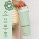 thumbnail image 4 of Ello Oasis Go+ Vaso Térmico de 946 ml con Pajilla Retráctil, Jadeglow, 4 of 8