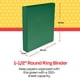 thumbnail image 4 of Binder School Smart - Anillo redondo de polipropileno (1,5 pulgadas), color verde, 4 of 8