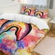 thumbnail image 1 of Color Blast Rainbow Bape Shake Camo Comforter Set Soft 3 Pcs Twin Bedding Sets Thicken for All Season, 1 of 5