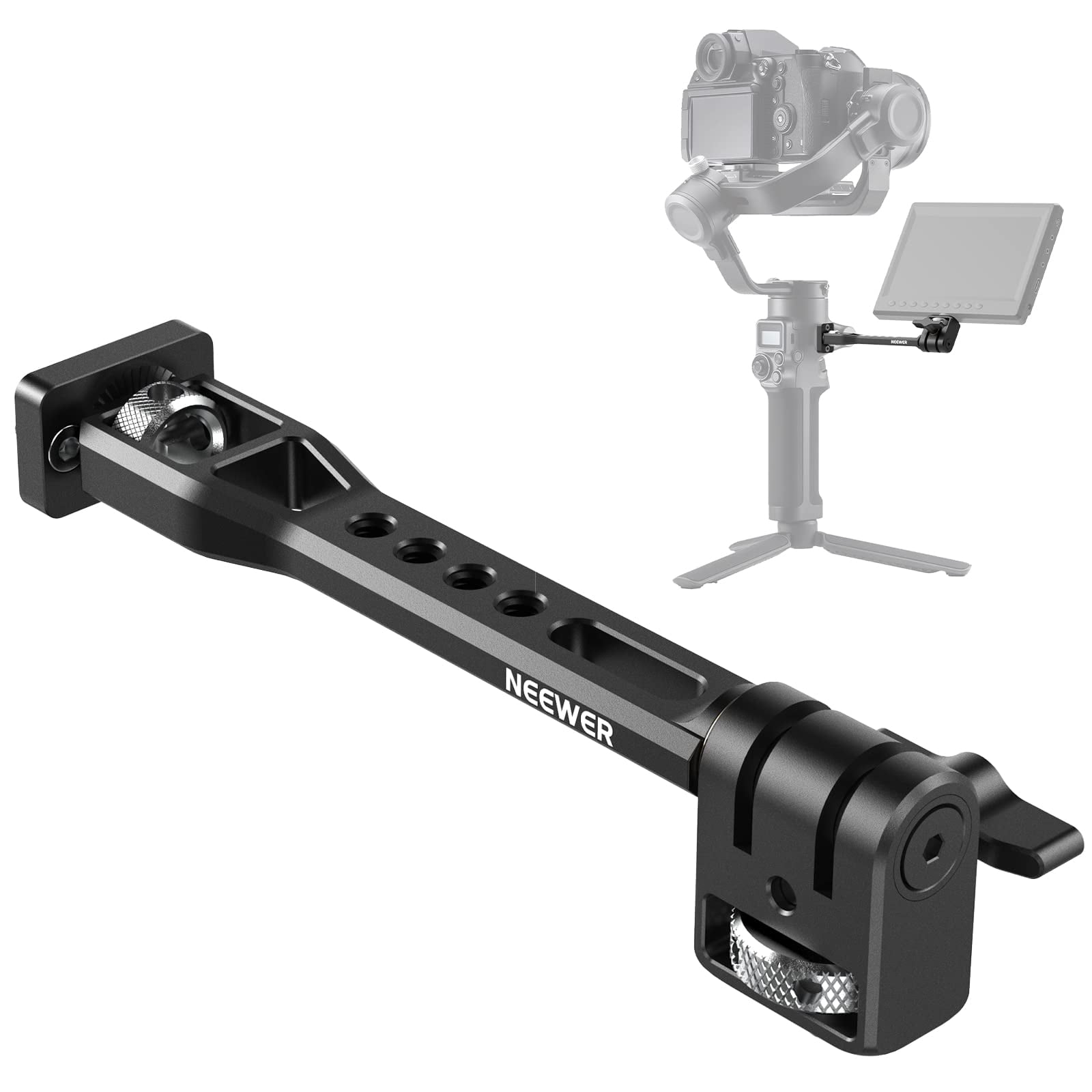Soporte De Monitor De Campo Neewer Ajustable 360° Para Dji Rs4 Pro
