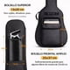 thumbnail image 4 of Funda  de Guitarra Impermeable 38-41” Acolchada, 4 of 8