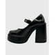 thumbnail image 2 of Zapato charol para mujer con taco alto Negro Danicolle, 2 of 5