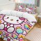 thumbnail image 1 of Rainbow Sugar Hello Kitty Comforter Set Soft 3 Pcs Twin Bedding Sets Thicken for All Season, 1 of 5