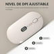 thumbnail image 5 of X1 Mouse Inalámbrico Con Pantalla De Batería, Wireless Óptico Recargable 2.4 G Ergonómico Silencioso Click 800/1200/1600 Ajustable Dpi Ratón Para Computadora,portátil,pc,mac (blanco Lechoso), 5 of 6