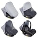 thumbnail image 4 of Funda para silla de auto para bebé liuliuby 2 en 1, malla transpirable con protección solar, 4 of 9