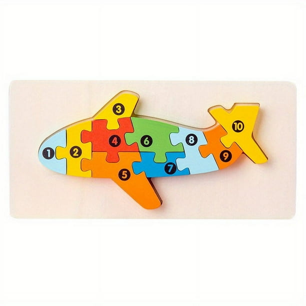 Wooden Early Education Cognition Children's Educational Toys Building Blocks Wooden Animal Traffic Shape Matching 3d Three-dimensional Puzzle