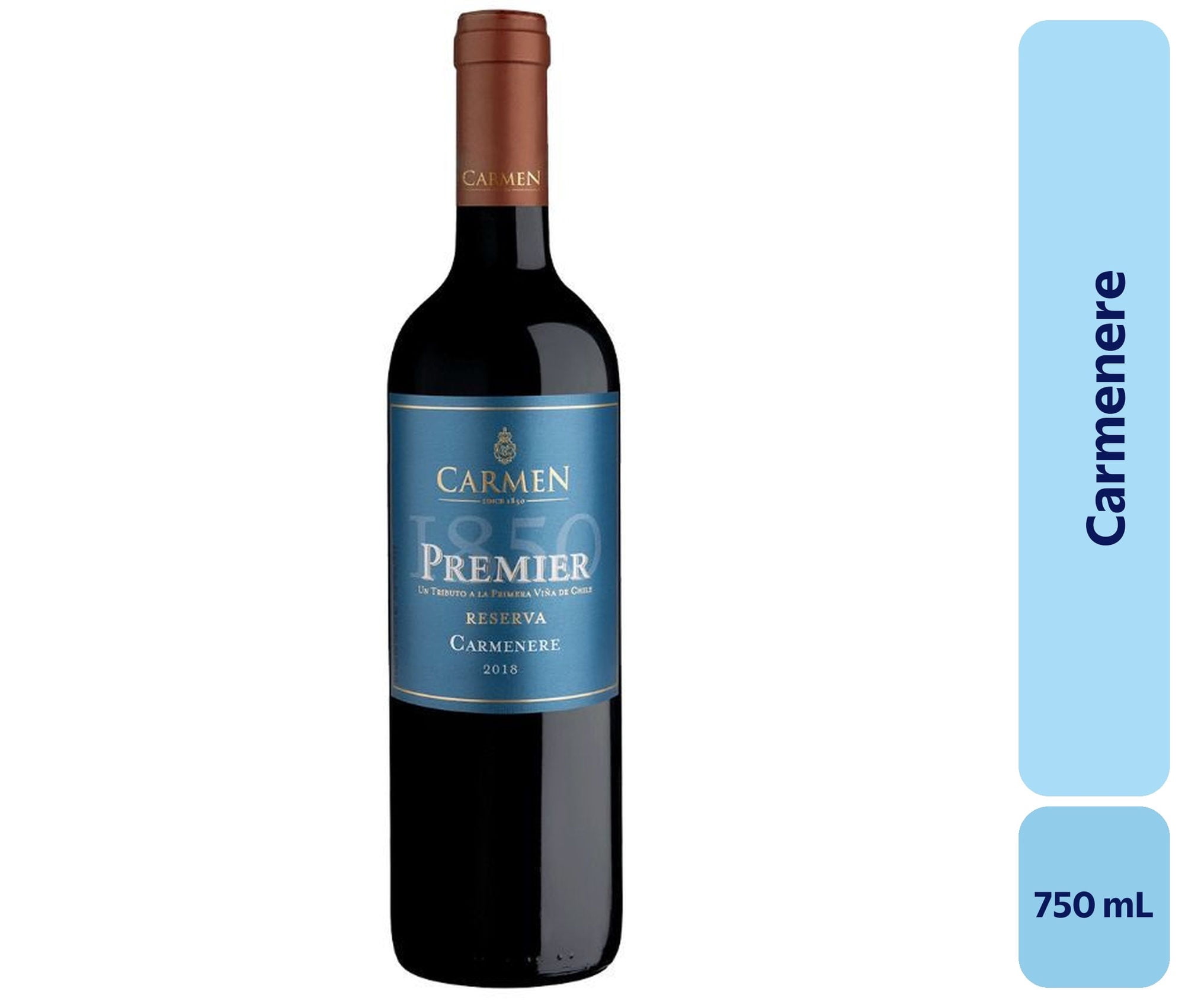 Vino Carménère Botella 750 mL Carmen